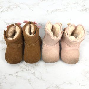 Bundle (2) UGG Infant Jesse I Bow Boot S/N 018452I